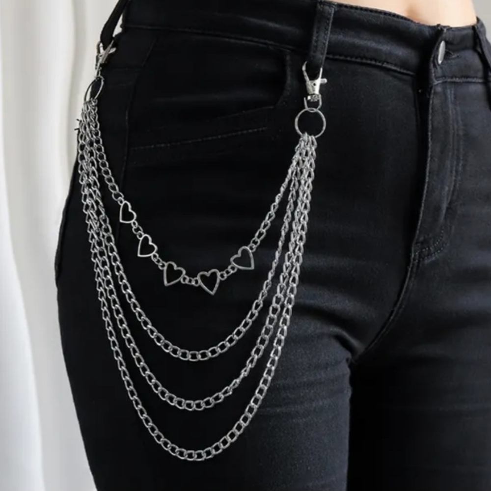 Hearts Pants n Shorts Chain